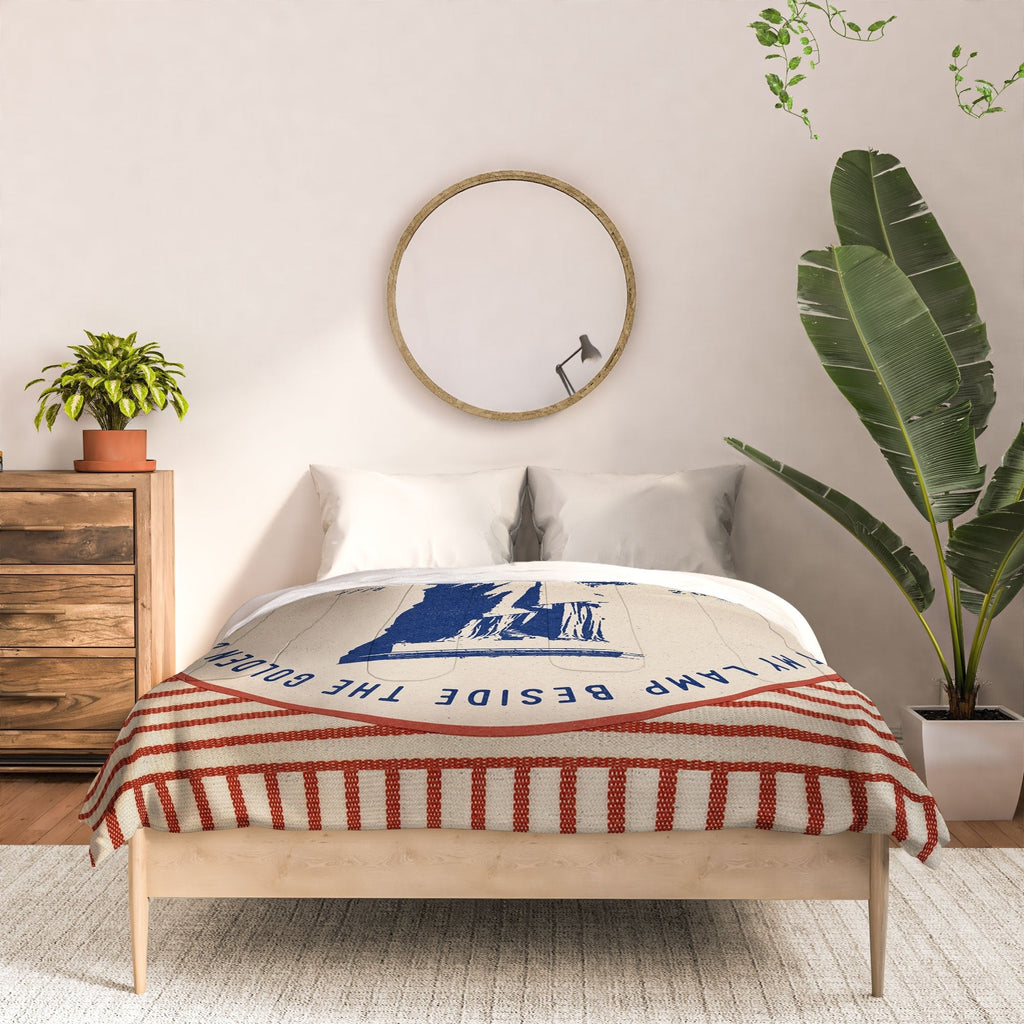 DENY Designs Life Liberty Comforter
