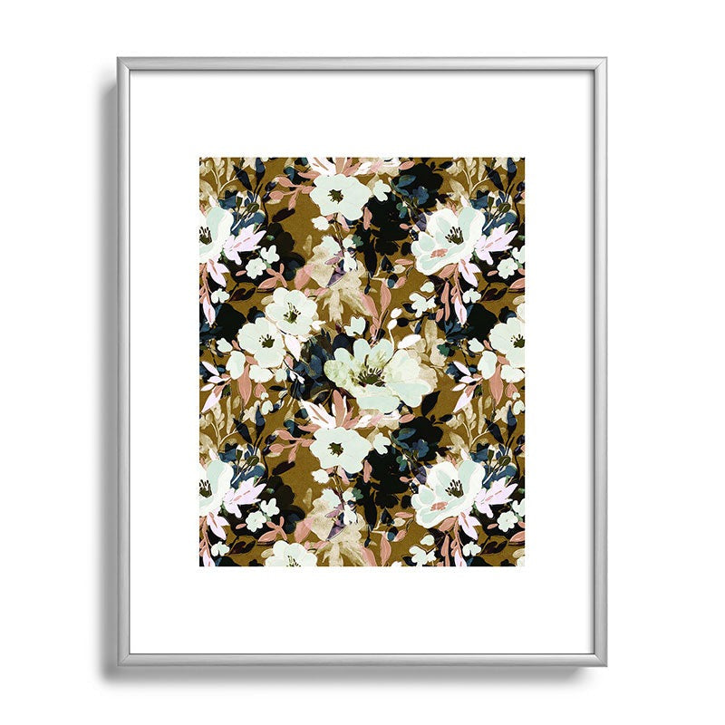 Marta Barragan Camarasa Romantic Floral Fusion Metal Framed Art Print