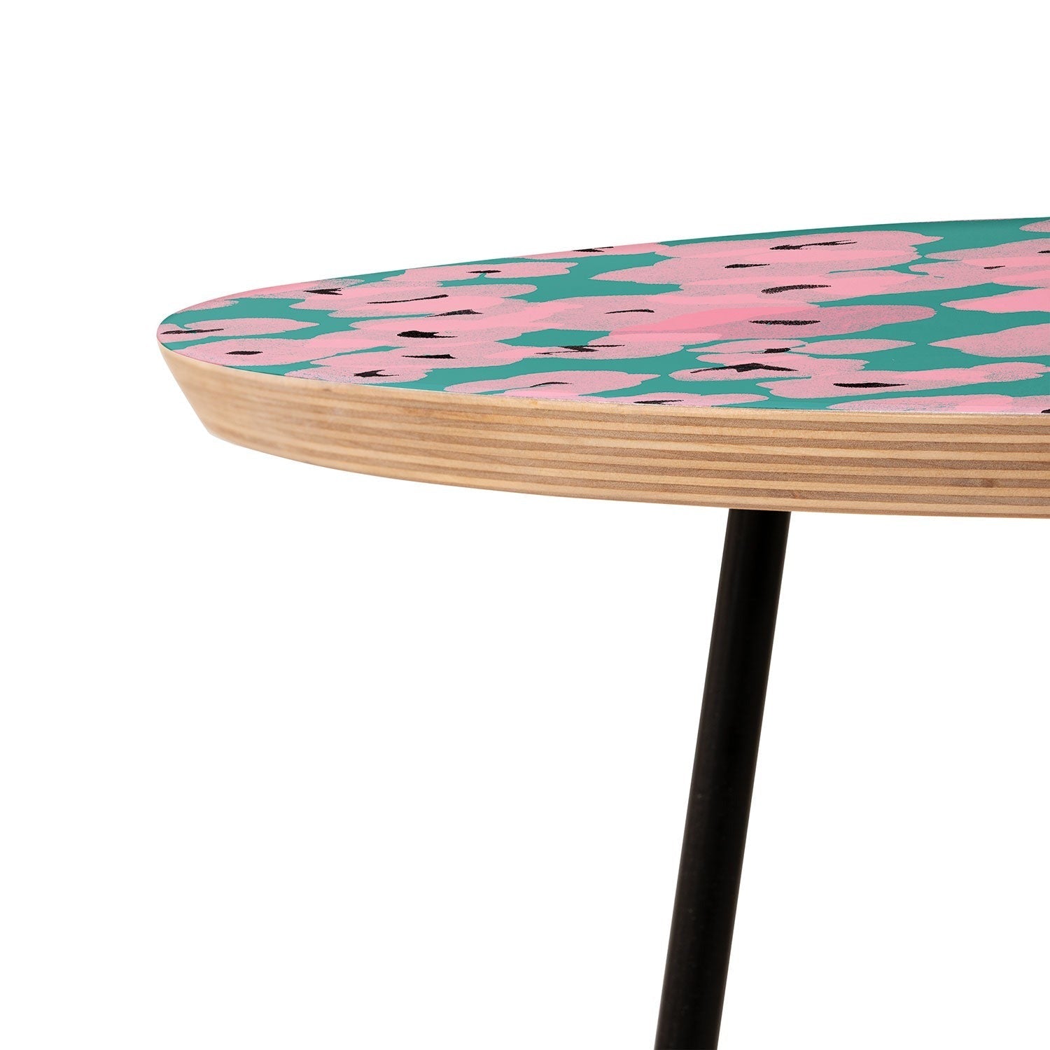 Garima Dhawan hydrangea 14 Round Side Table