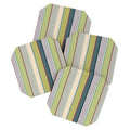 Marta Barragan Camarasa Colorful Stripe Delight Coaster Set