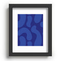 Camilla Foss Blue Pebble Recessed Framing Rectangle