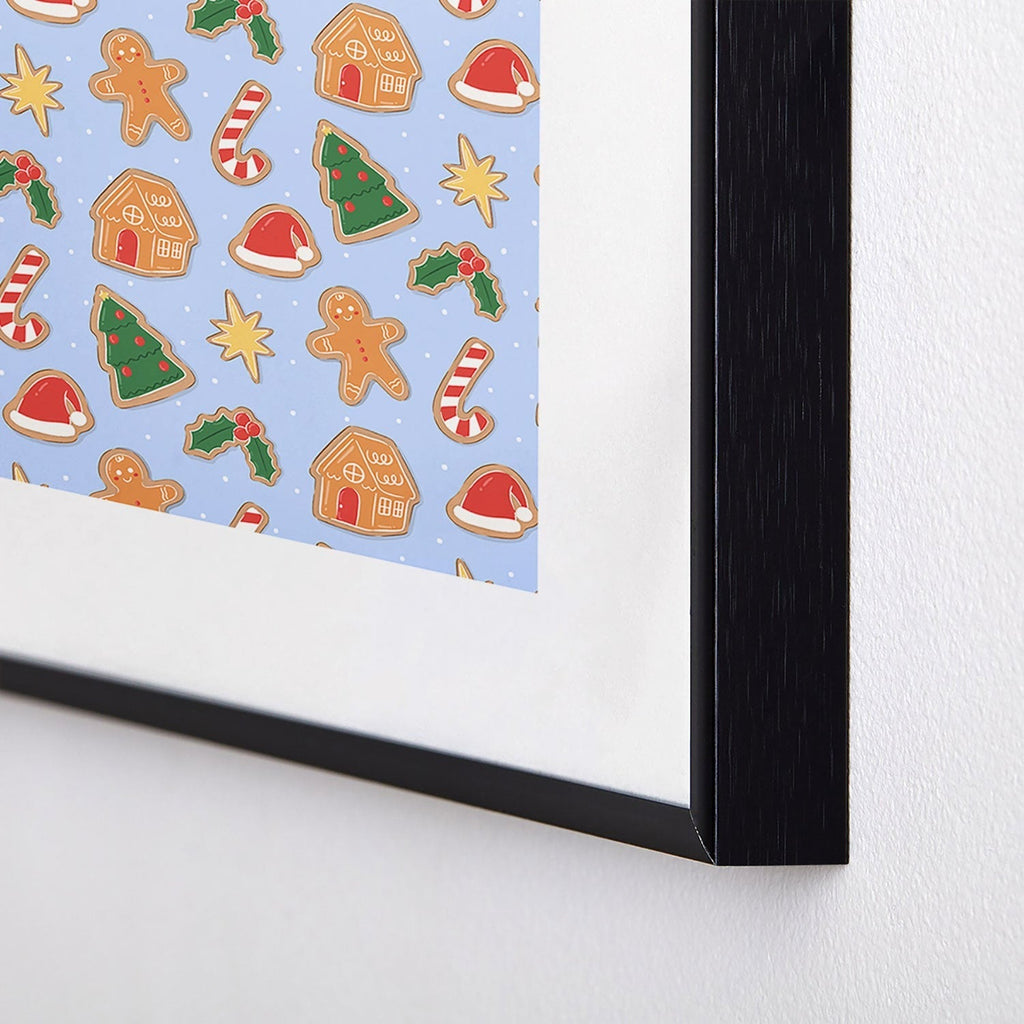Love_Ryming Christmas Cookies Metal Framed Art Print