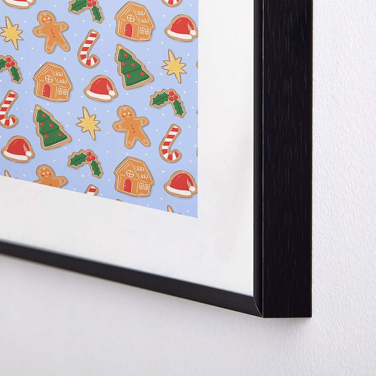 Love_Ryming Christmas Cookies Metal Framed Art Print