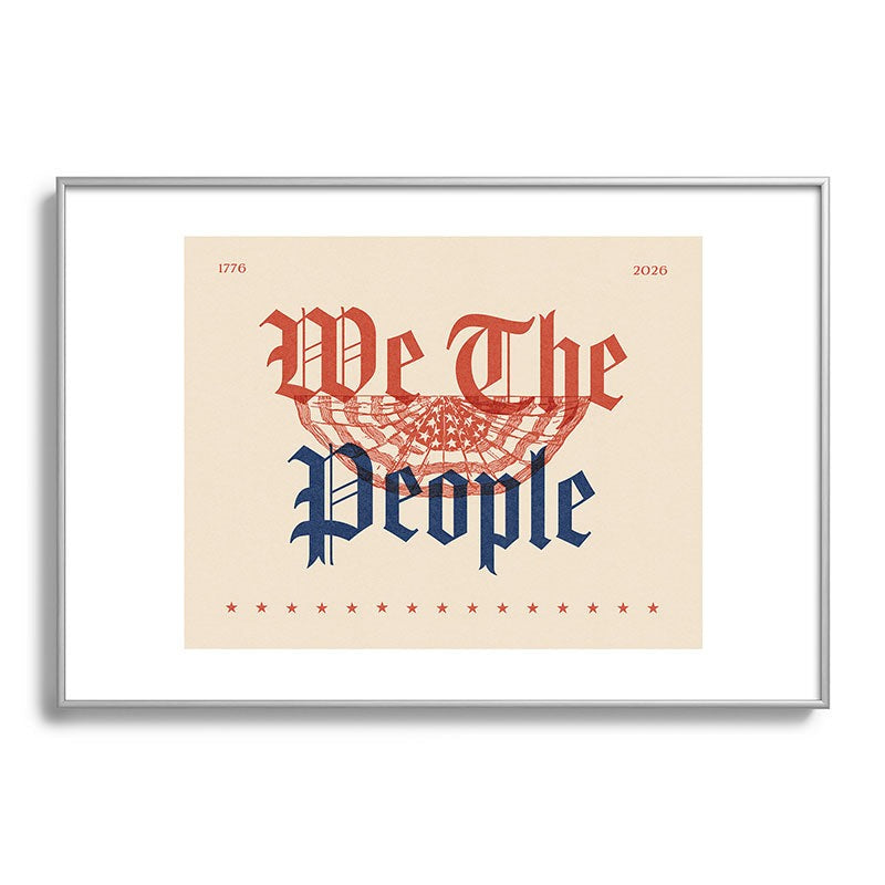 DENY Designs We The People ii Metal Framed Art Print