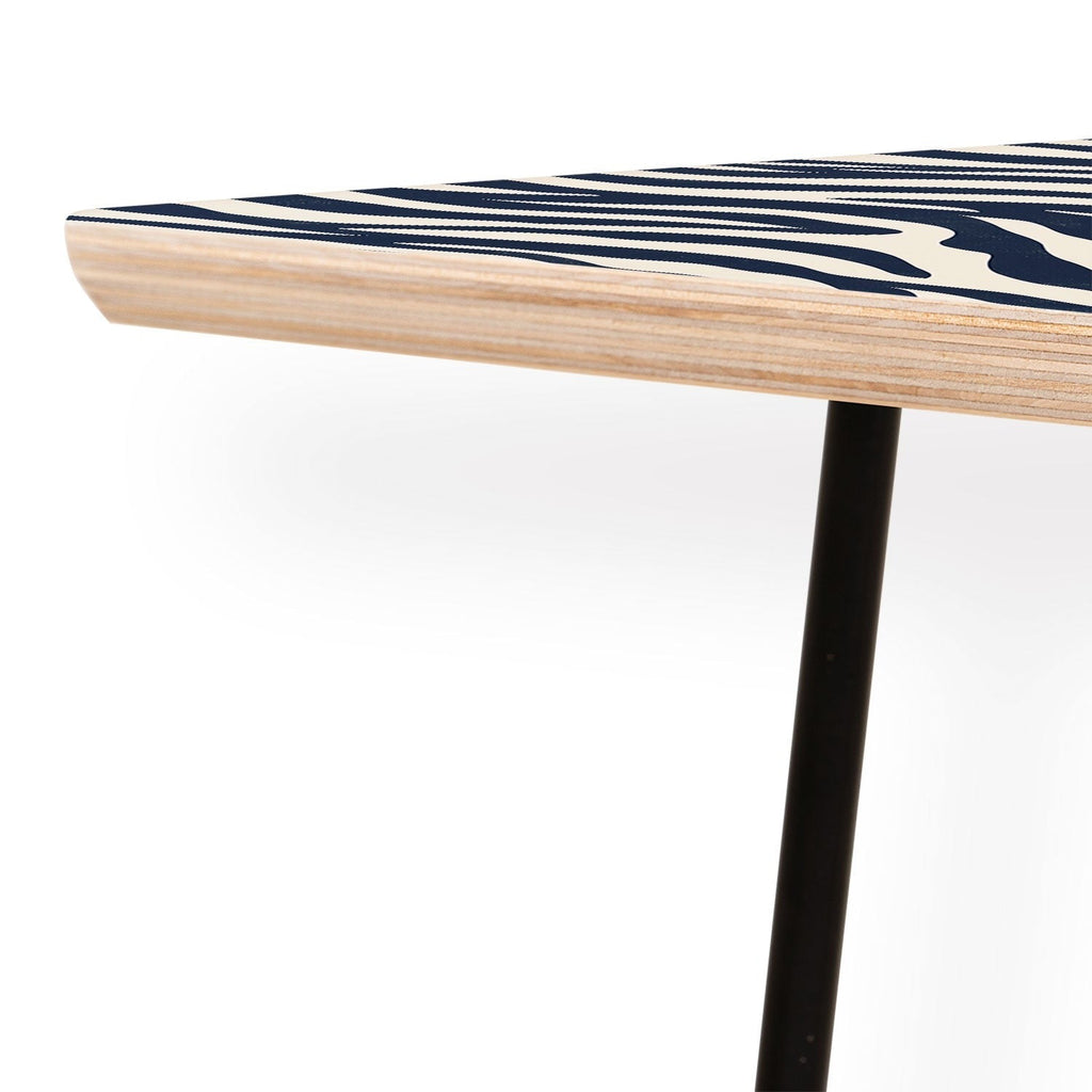 Avenie BR Navy Tiger Stripes Coffee Table