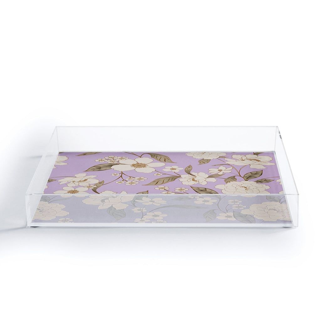Gabriela Fuente Roberta lilac Acrylic Tray
