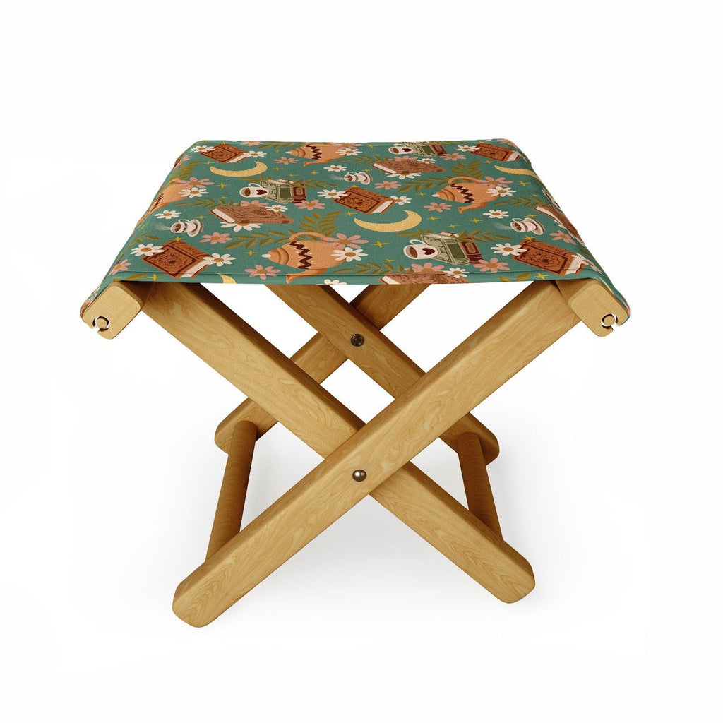Avenie Moonlit Reading Nook I Folding Stool