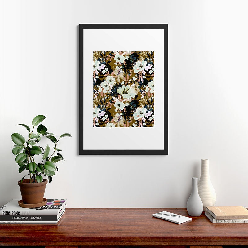 Marta Barragan Camarasa Romantic Floral Fusion Framed Art Print