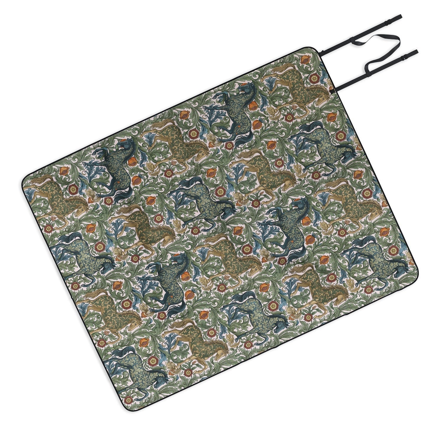 Marta Barragan Camarasa Renaissance Horse Garden Picnic Blanket