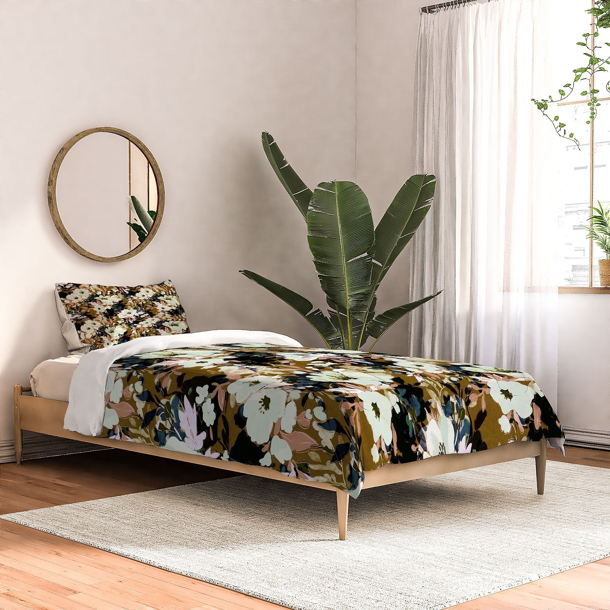 Marta Barragan Camarasa Romantic Floral Fusion Comforter