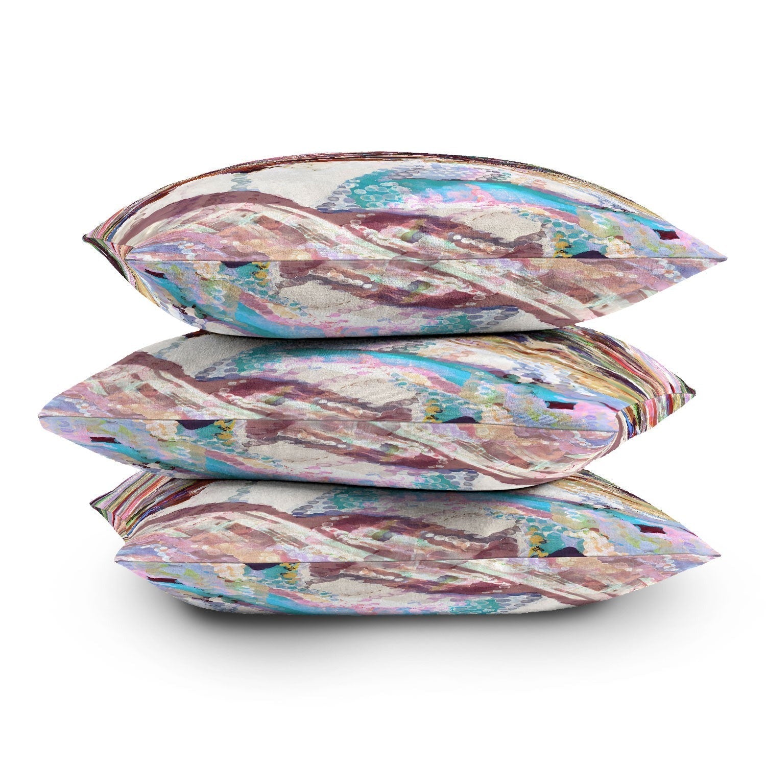83 Oranges Sequin Haze Throw Pillow