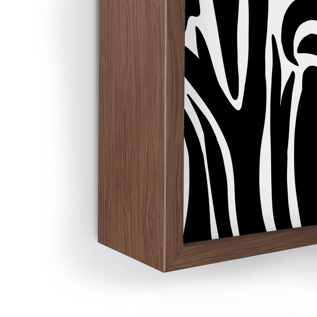 Jennifer Labre Wild Zebra Framed Mini Art Print