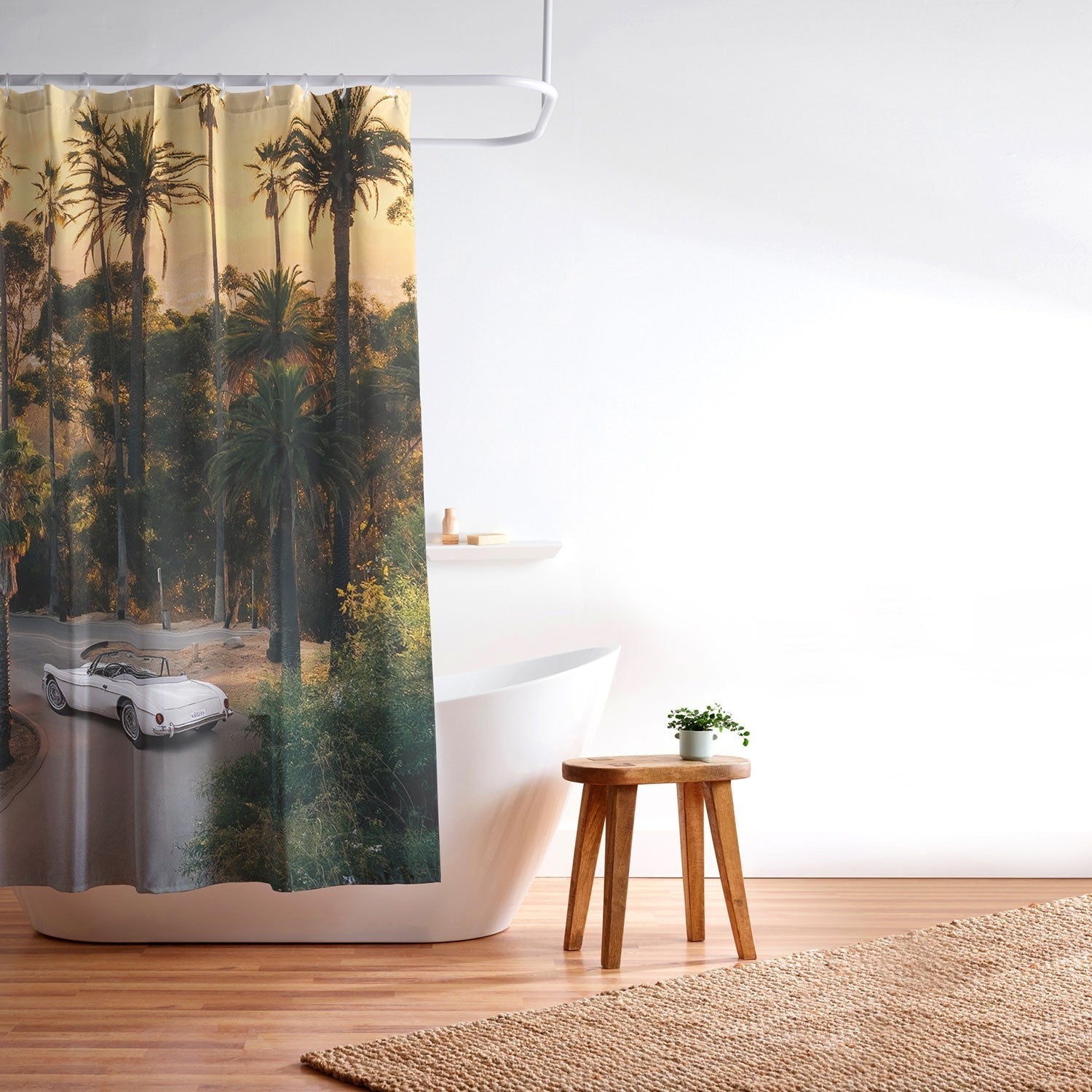 Gal Design Sunset Blvd Shower Curtain