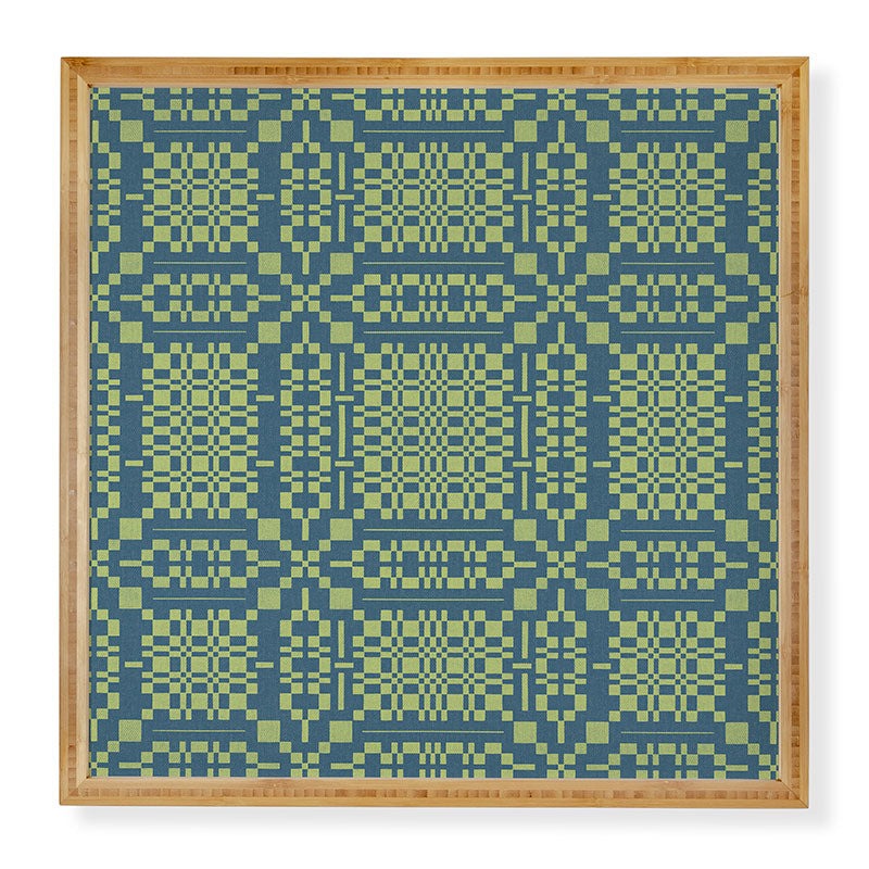 Marta Barragan Camarasa Nostalgic Grid Design Framed Wall Art