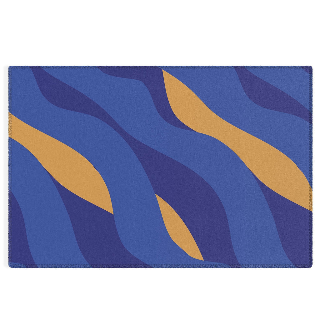 Camilla Foss Pebbles in Stream Outdoor Rug