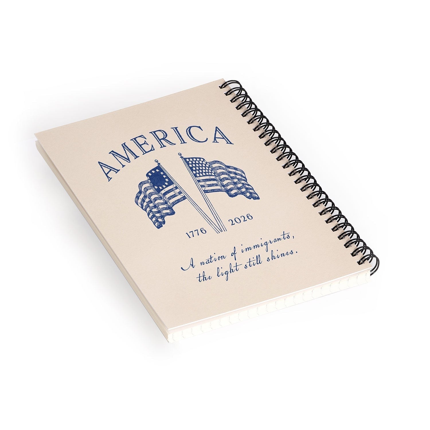 DENY Designs America250 Spiral Notebook
