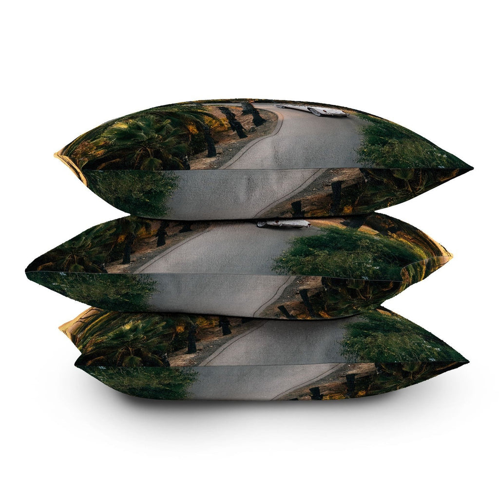 Gal Design Sunset Blvd Outdoor Throw Pillow