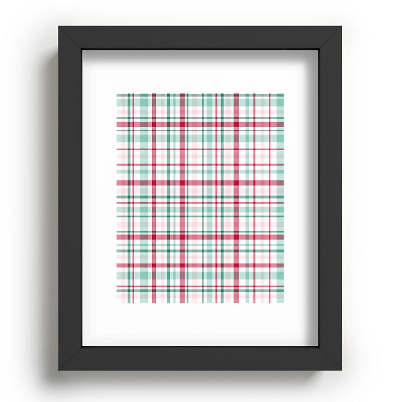 Lisa Argyropoulos Merry Vintage Plaid Recessed Framing Rectangle