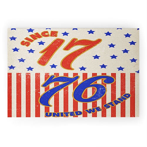 DENY Designs 1776 Stars Welcome Mat