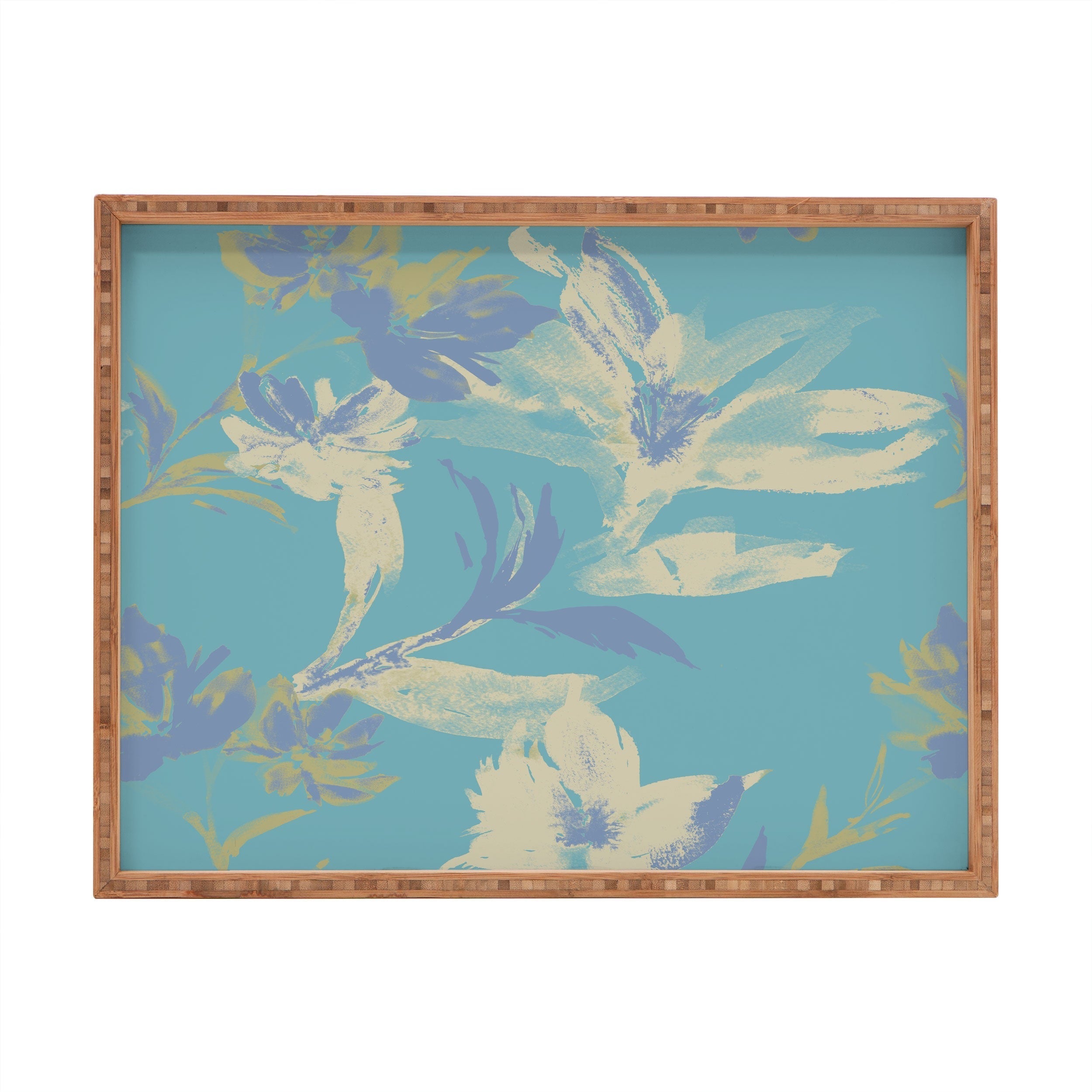 Gabriela Fuente Emma Floral Rectangular Tray