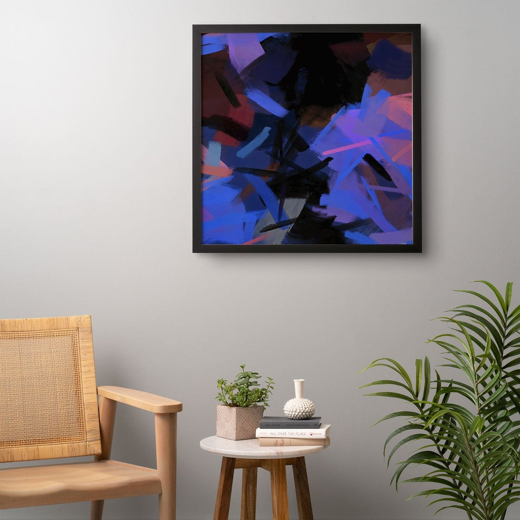 83 Oranges Midnight Sparks Framed Wall Art