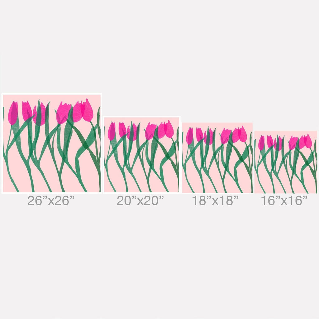 Garima Dhawan tulips 14 Outdoor Throw Pillow