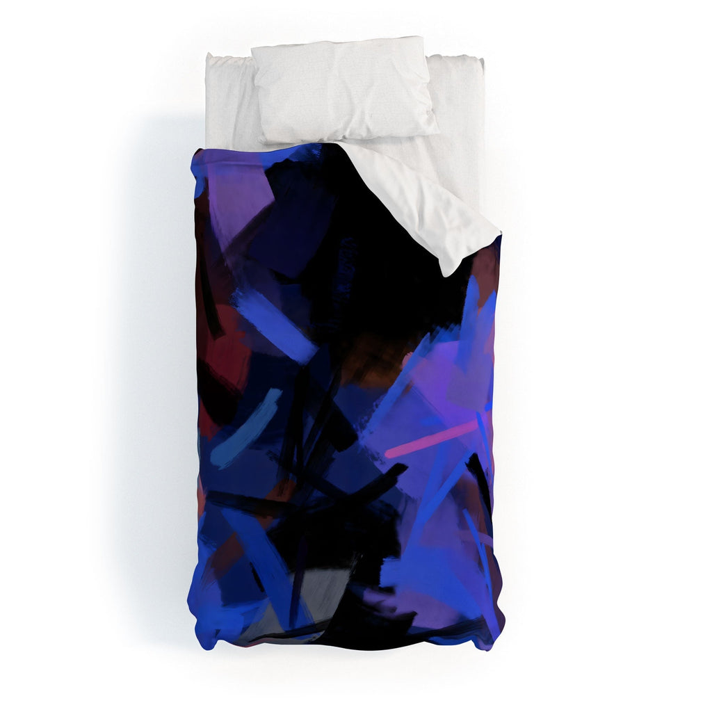 83 Oranges Midnight Sparks Duvet Cover