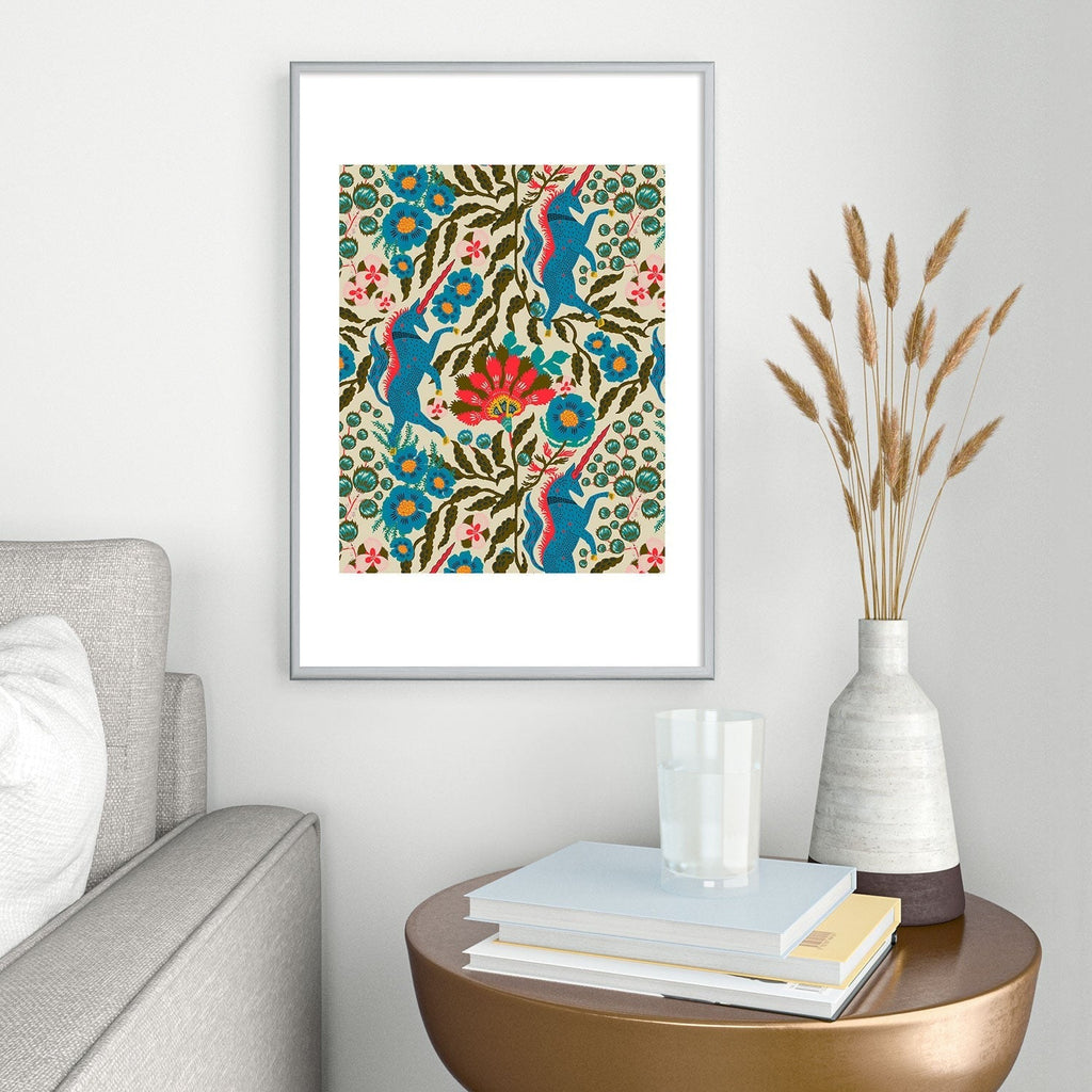 Holli Zollinger JOONIE LUNA UNI Metal Framed Art Print