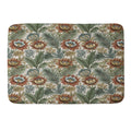 Marta Barragan Camarasa Retro Jungle Garden Memory Foam Bath Mat