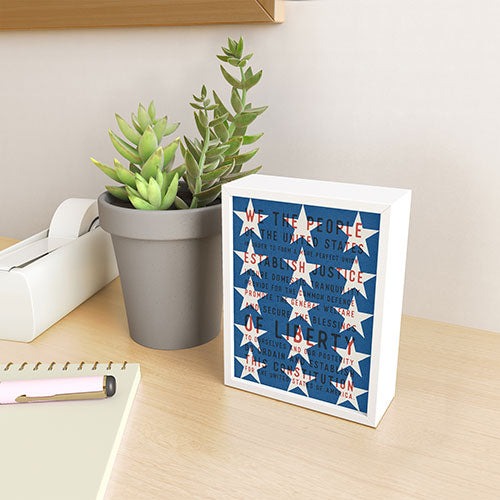 DENY Designs Starred Preamble Framed Mini Art Print