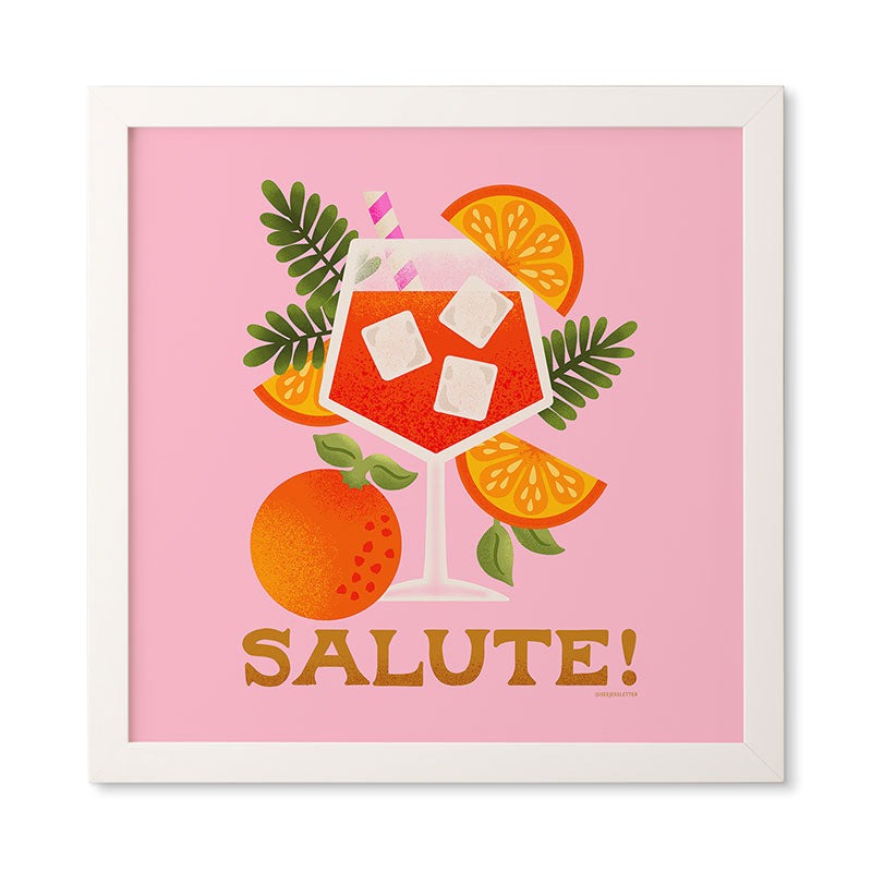 Jessica Molina Orange Spritz Framed Wall Art