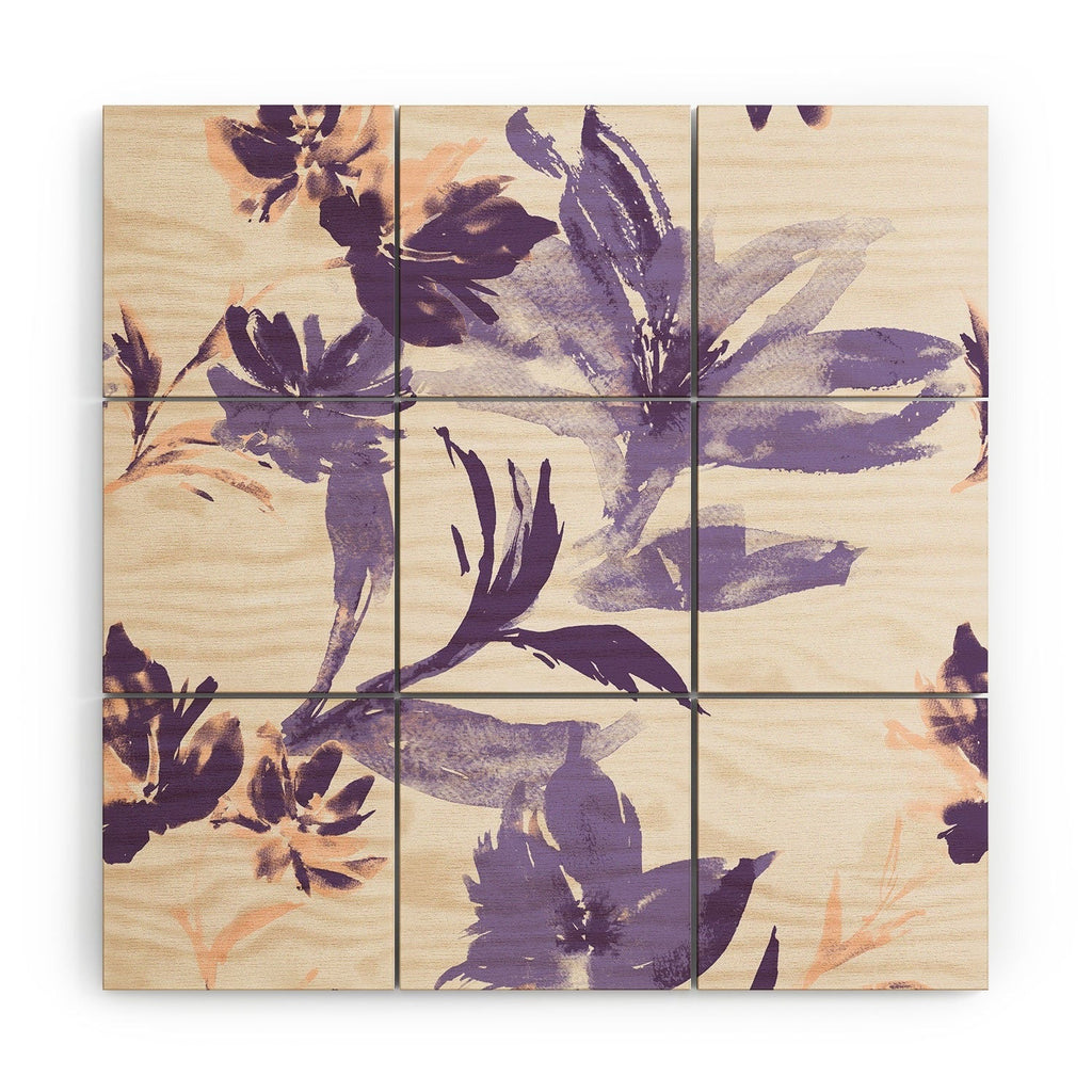 Gabriela Fuente Emma Classic Floral Wood Wall Mural