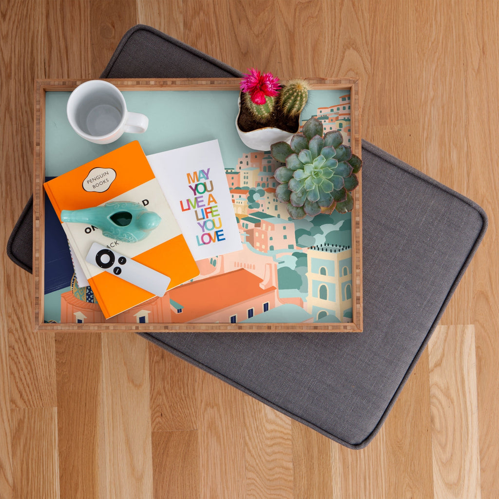Valeria Frustaci Positano in Italy Rectangular Tray
