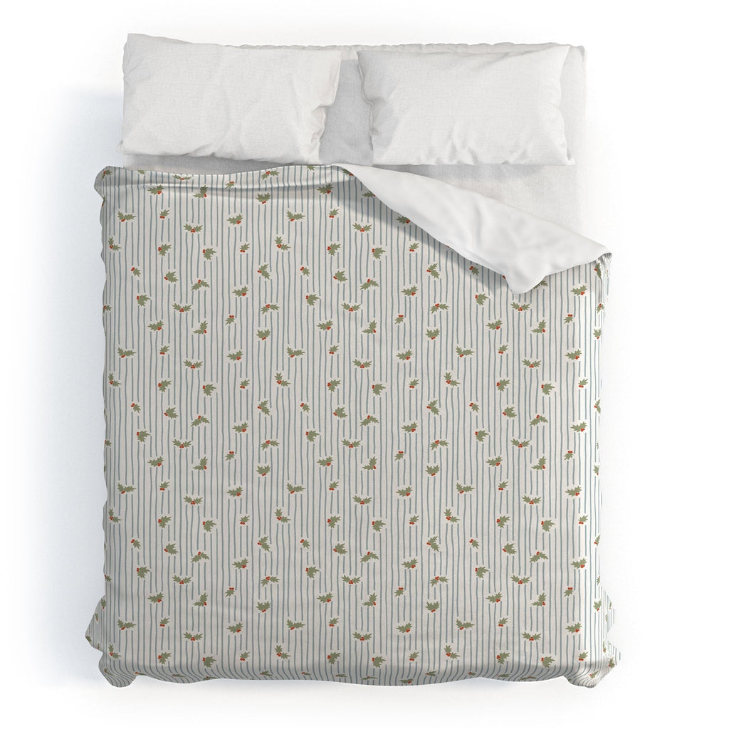 CoastL Studio Hand Drawn Holly Stripe Duvet Cover