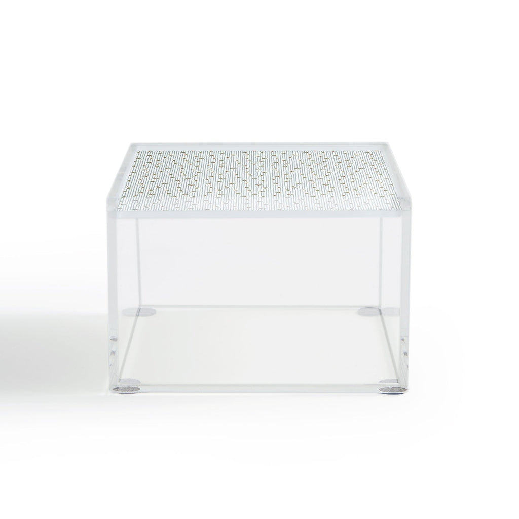 CoastL Studio Hand Drawn Holly Stripe Acrylic Box