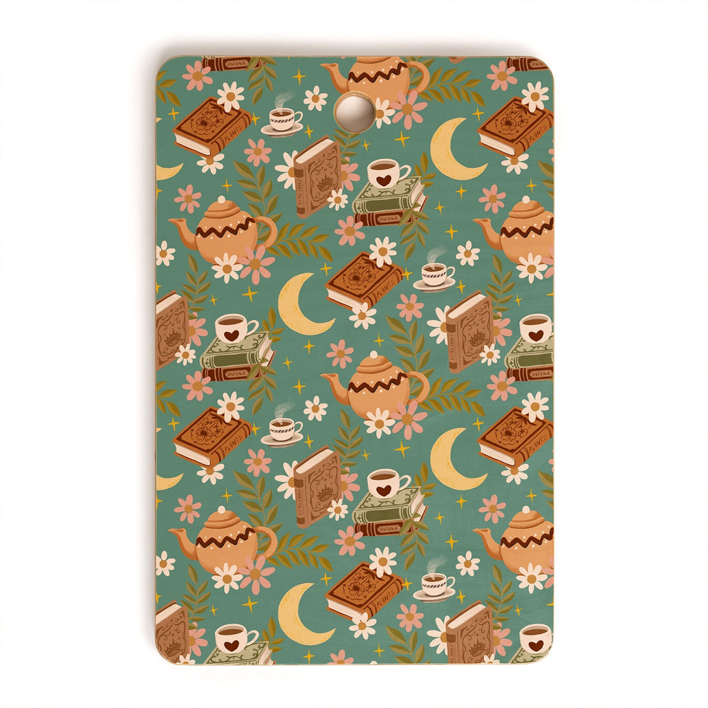 Avenie Moonlit Reading Nook I Cutting Board Rectangle