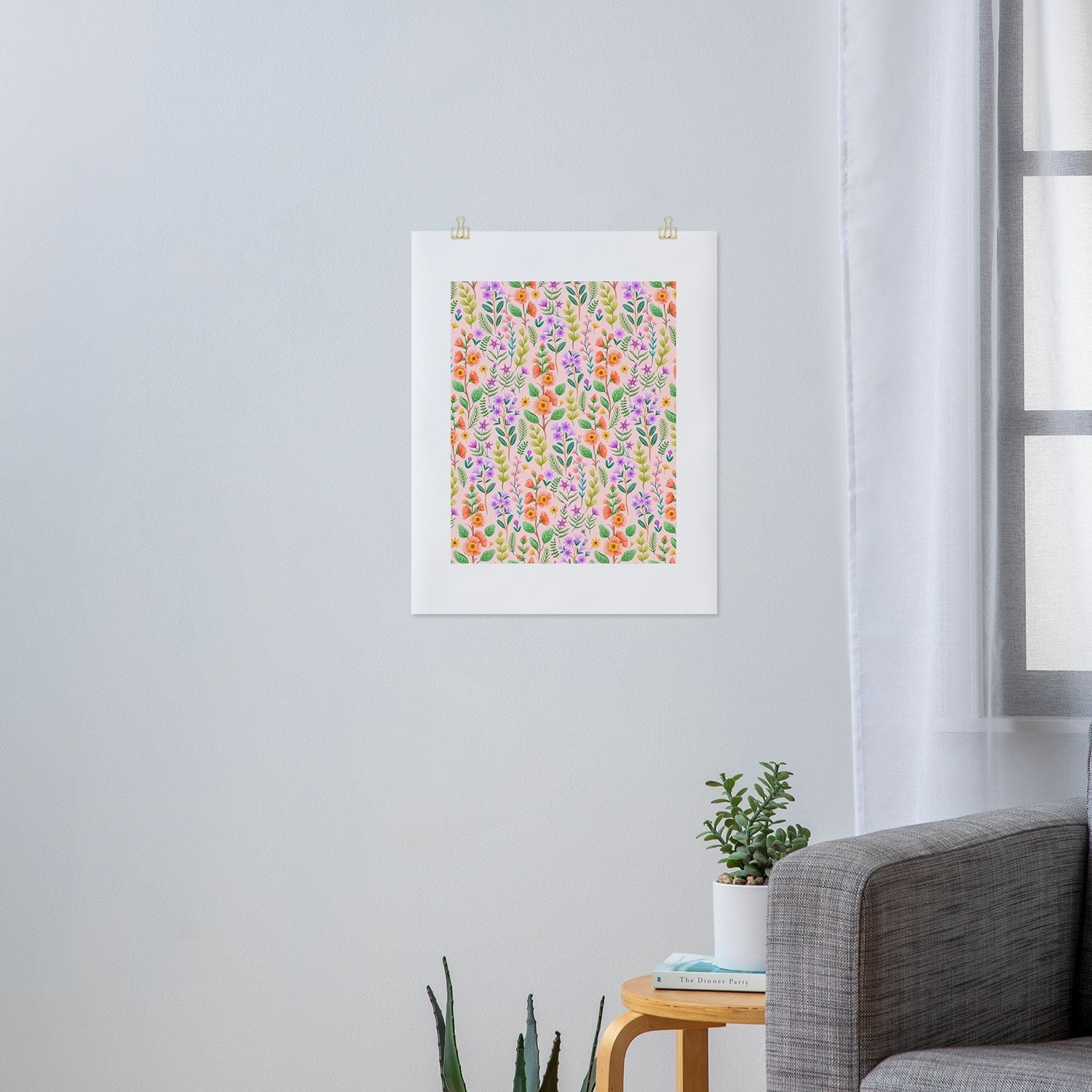 Pimlada Phuapradit Ditsy Spring Floral Art Print