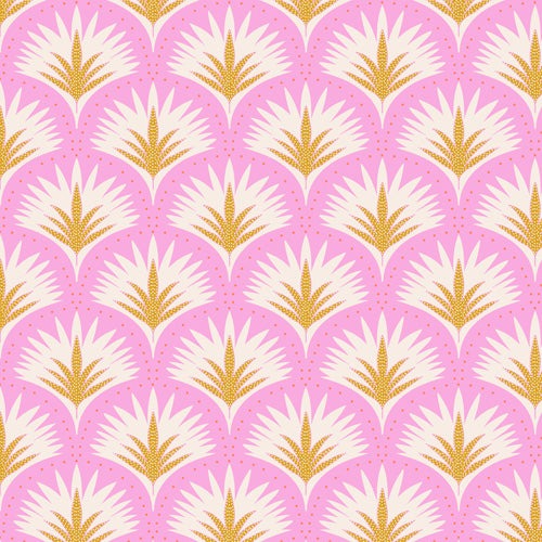 Jennifer Labre Pink Palmetto Wall Mural
