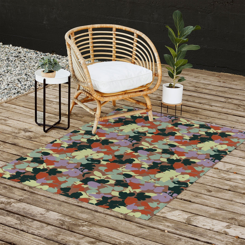 Marta Barragan Camarasa Retro Bloom Medley Outdoor Rug