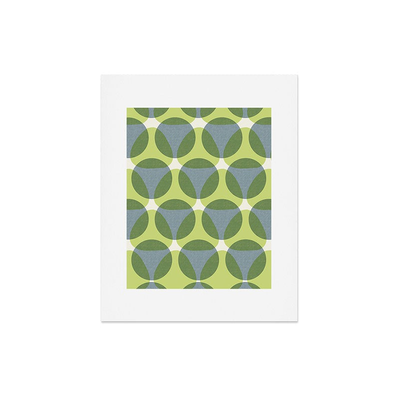 Marta Barragan Camarasa Stylish Retro Circle Art Print