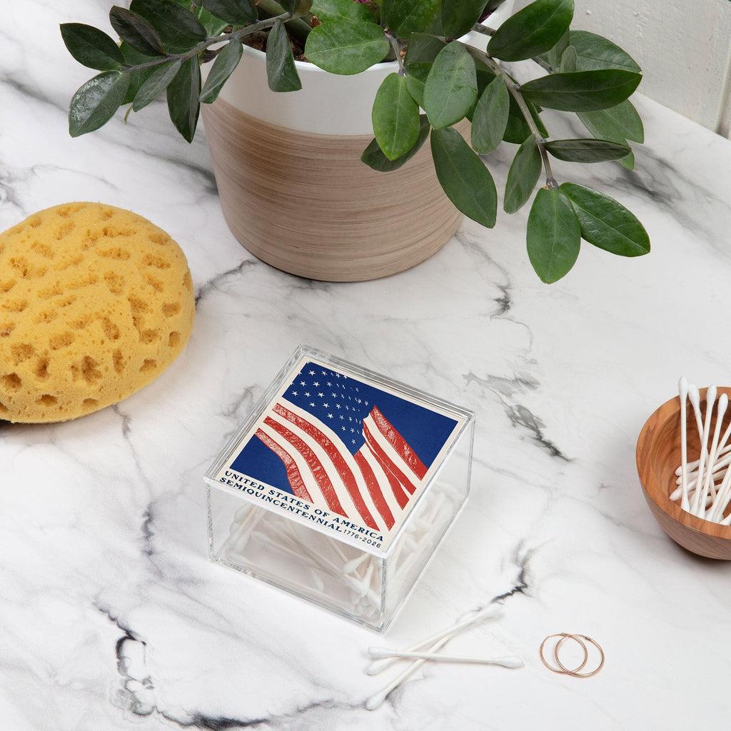 DENY Designs Stars n Stripes Semiquincentennial Acrylic Box