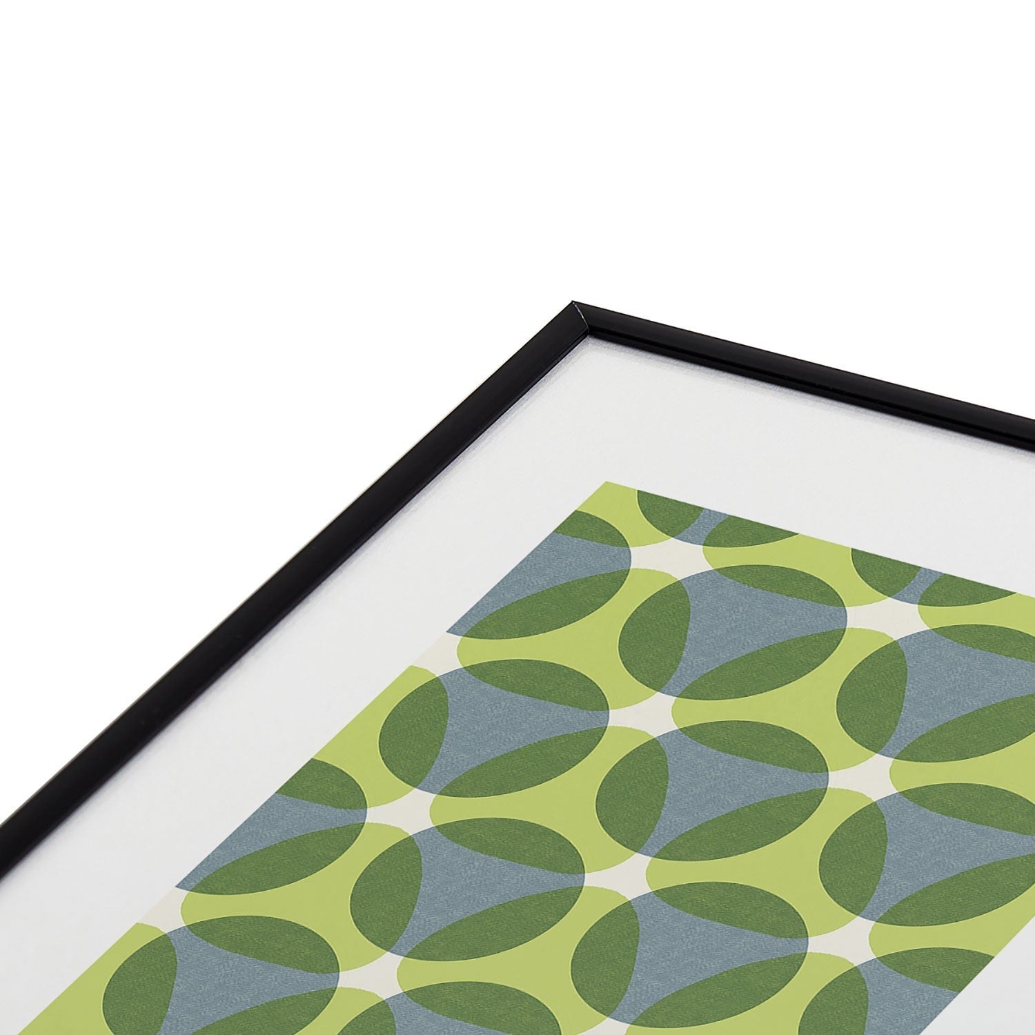 Marta Barragan Camarasa Stylish Retro Circle Metal Framed Art Print