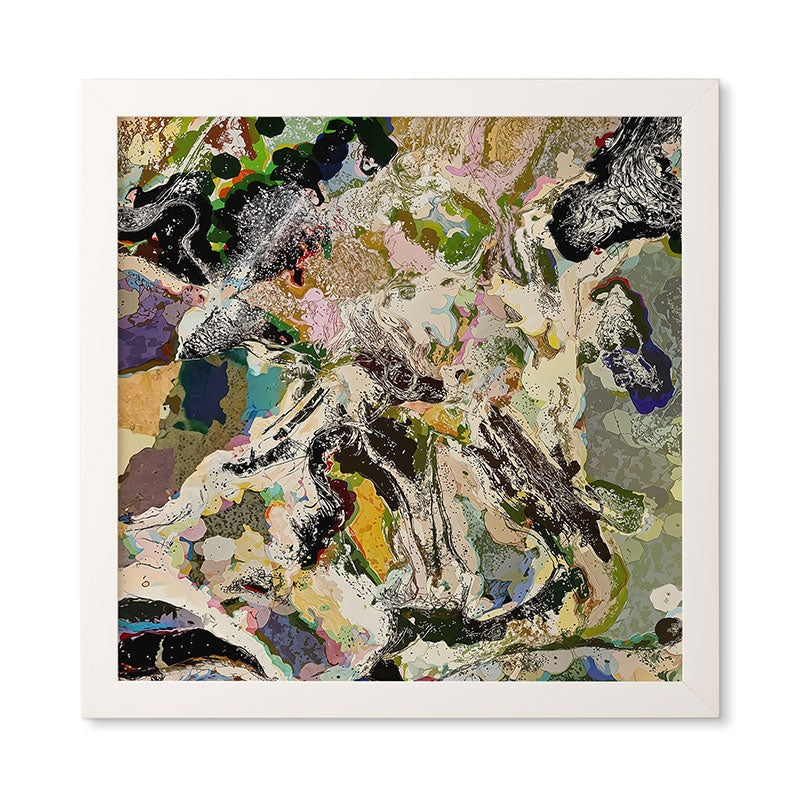 83 Oranges Echoes Beneath the Surface Framed Wall Art