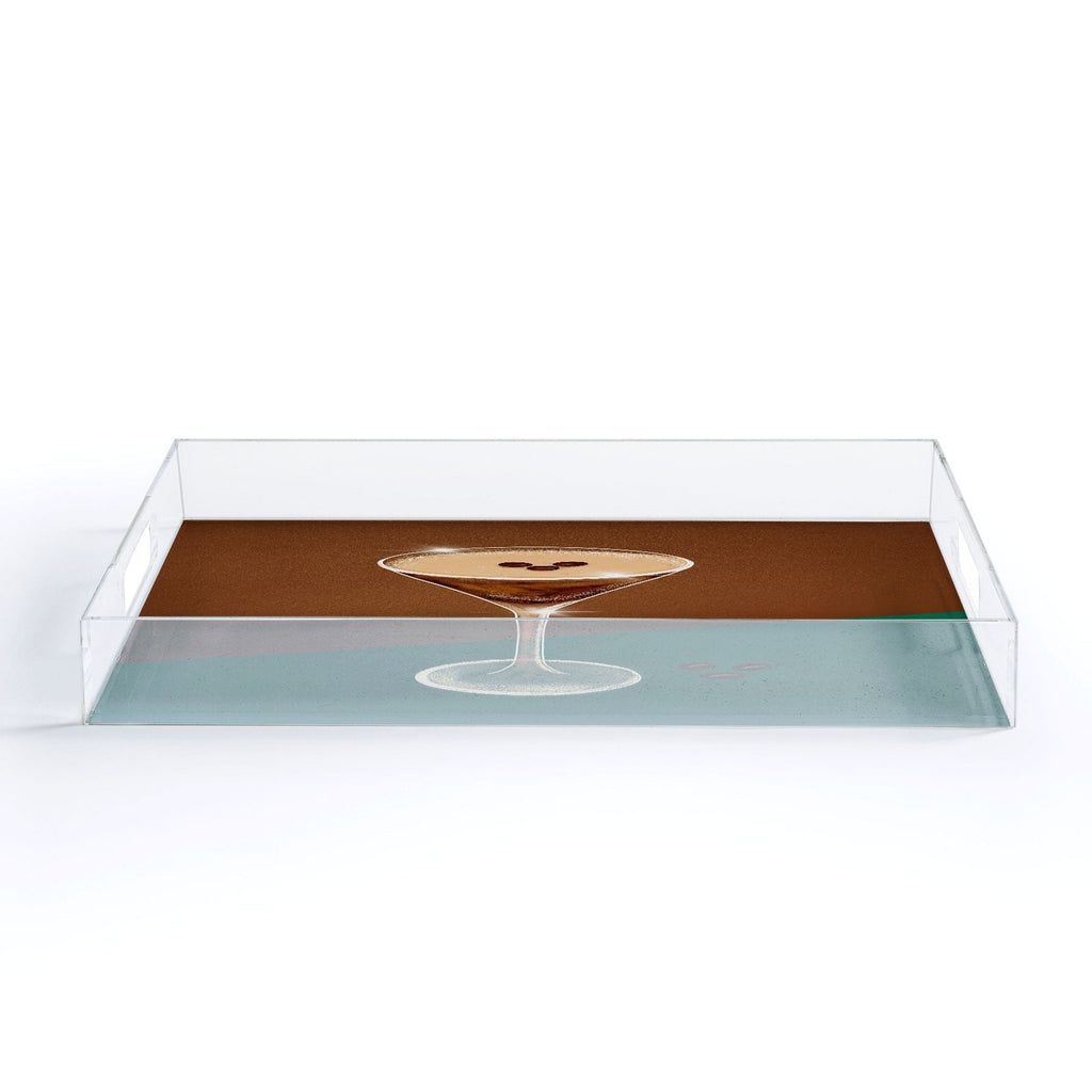 Design by Spark Expresso Martini Coffee Beans Acrylic Tray