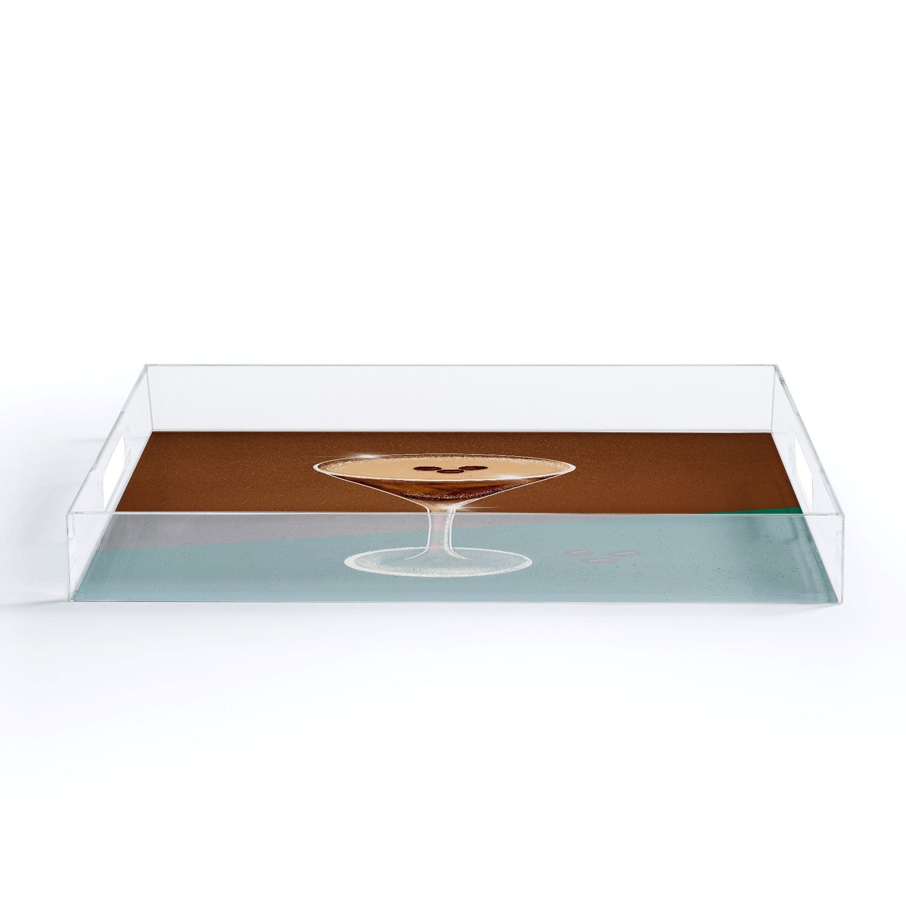 Design by Spark Expresso Martini Coffee Beans Acrylic Tray