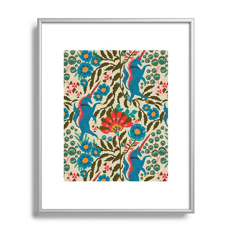 Holli Zollinger JOONIE LUNA UNI Metal Framed Art Print
