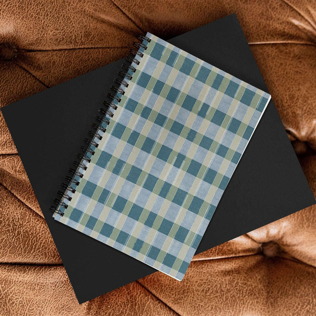 Marta Barragan Camarasa Country Style Checks Spiral Notebook