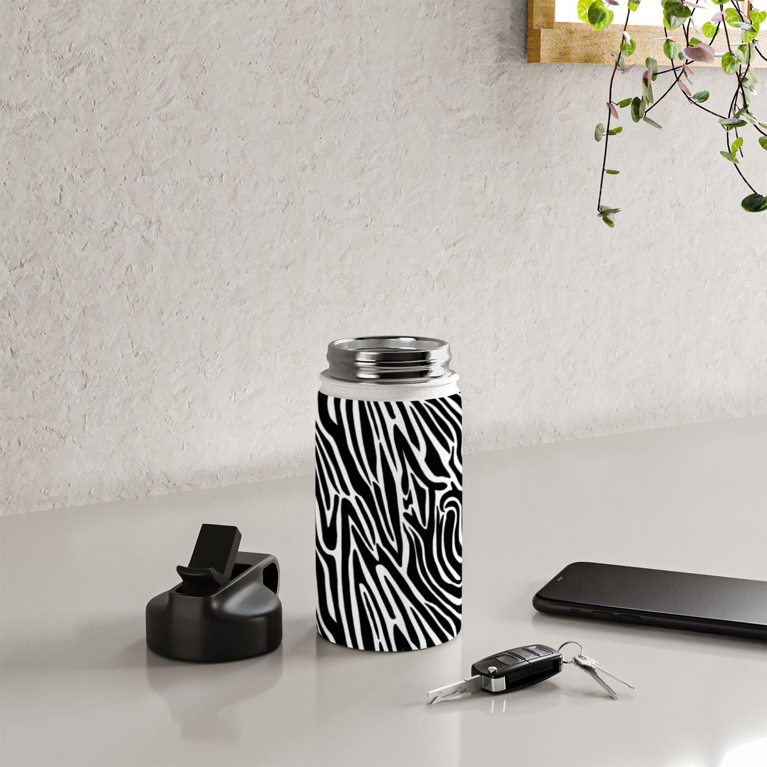 Jennifer Labre Wild Zebra Water Bottle