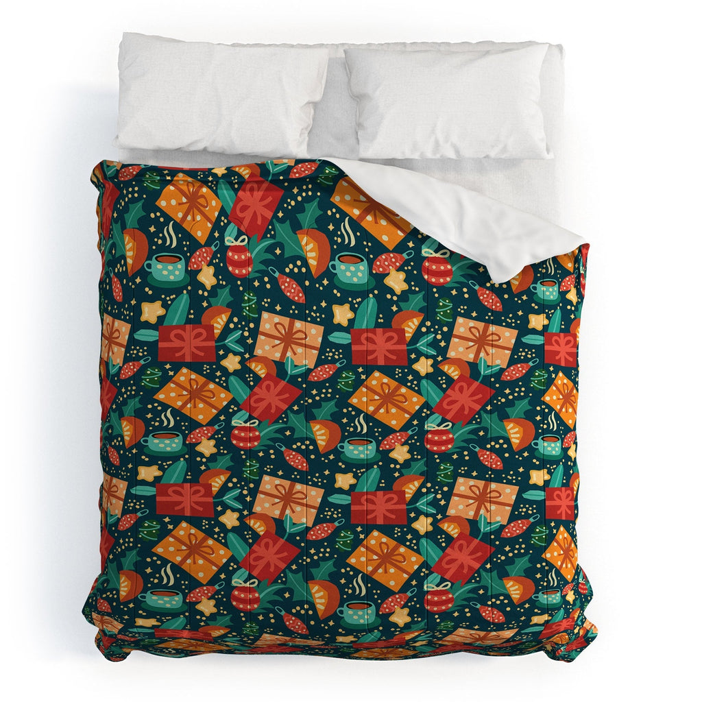 Valeria Frustaci Christmas pattern Comforter