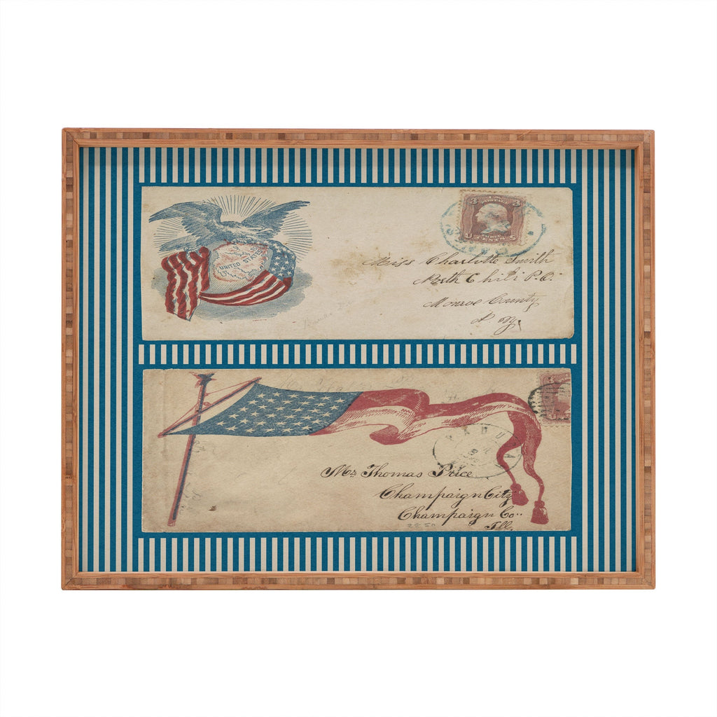 DENY Designs Civil War Envelopes Rectangular Tray